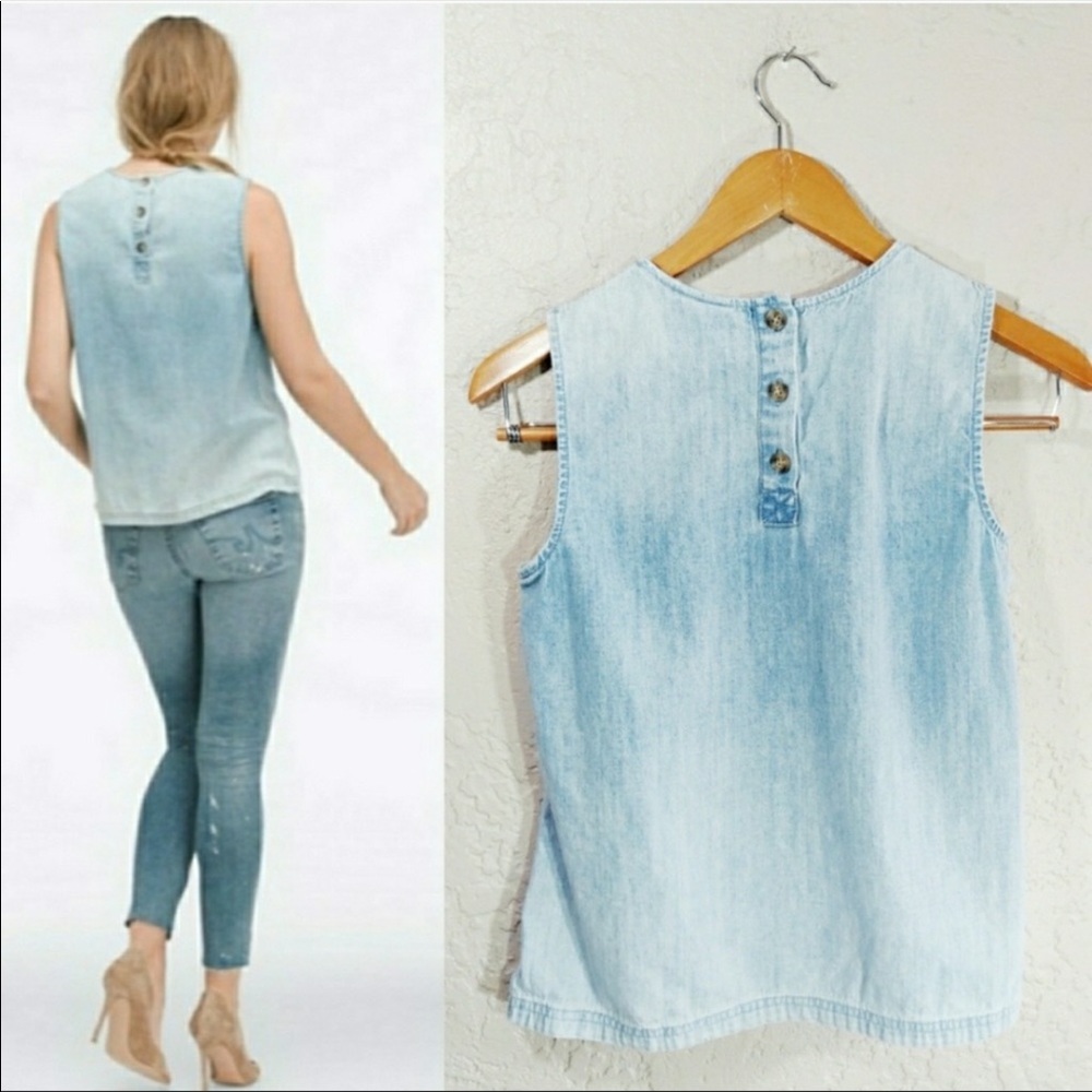 NWOT Adriano Goldschmied Sleeveless Top - Picture 2 of 5